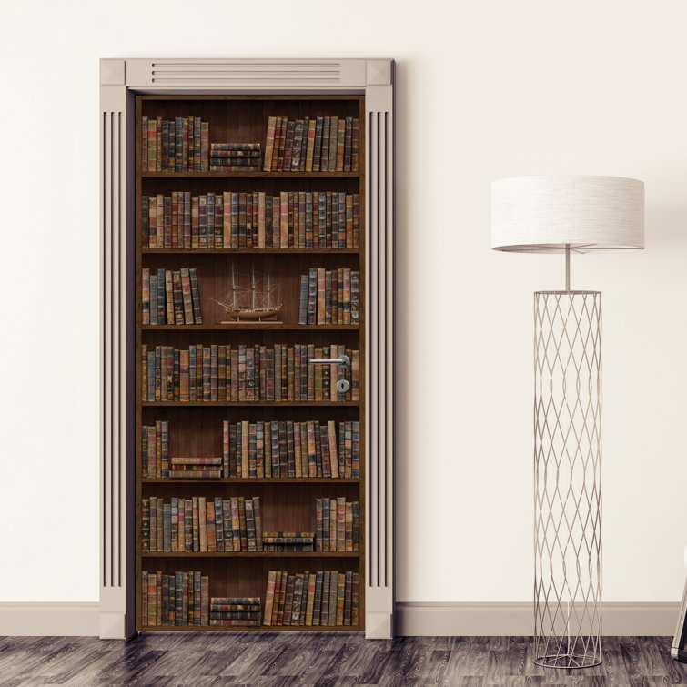 Winston Porter Bookshelf Door Decal & Reviews Wayfair
